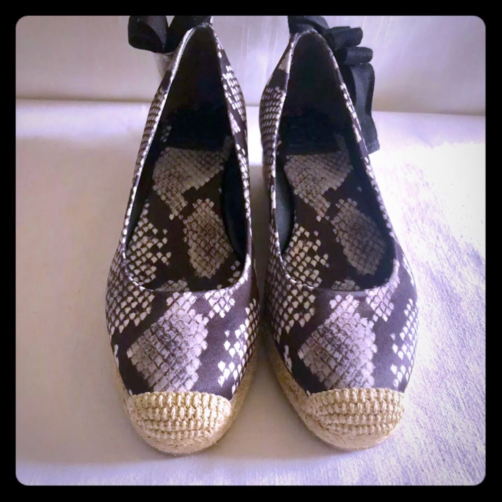 Tory Burch Heather Espadrille - Printed Satin